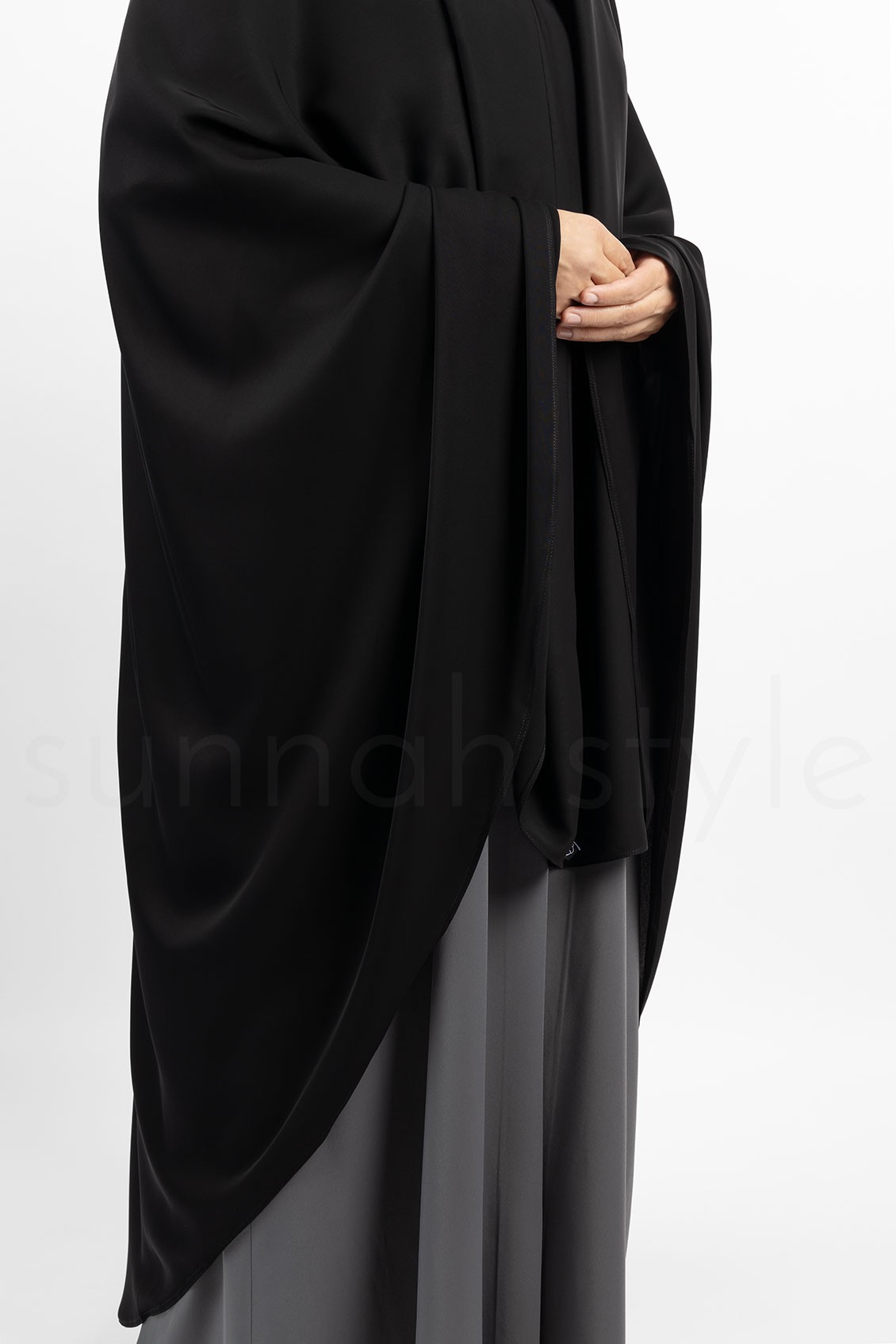 Sunnah Style Essentials Khimar Full Length Tall Black